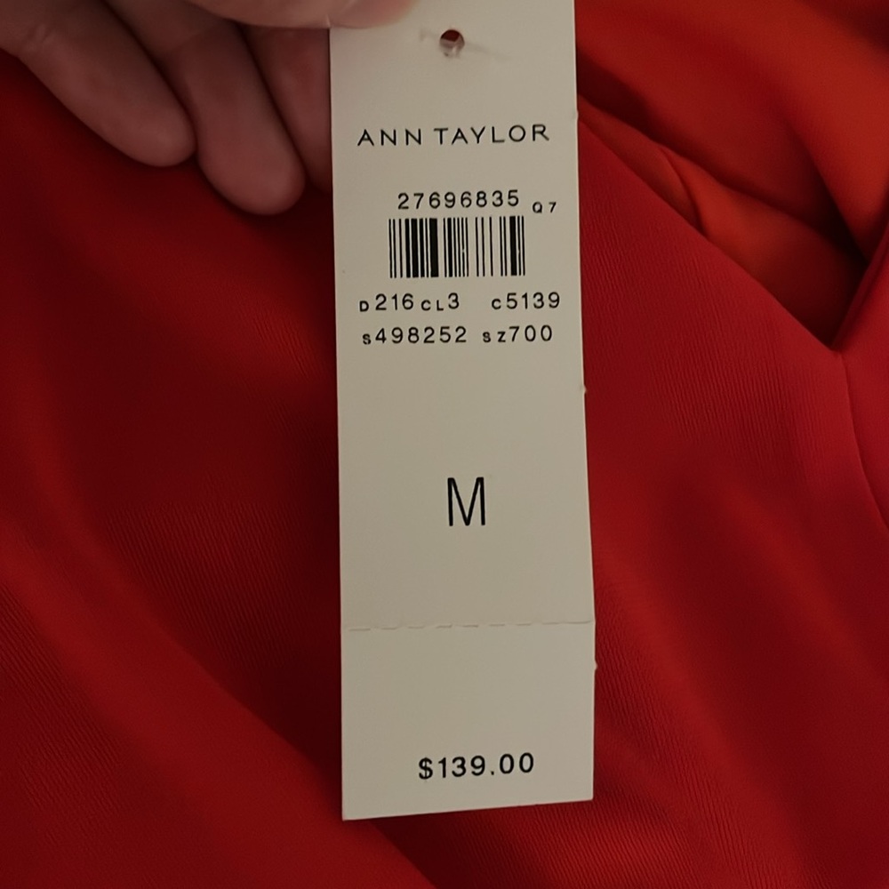 Ann Taylor Red-Orange Dress - Picture 4 of 6